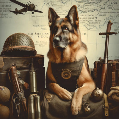 History Of Military Dogs: The German Shepherd