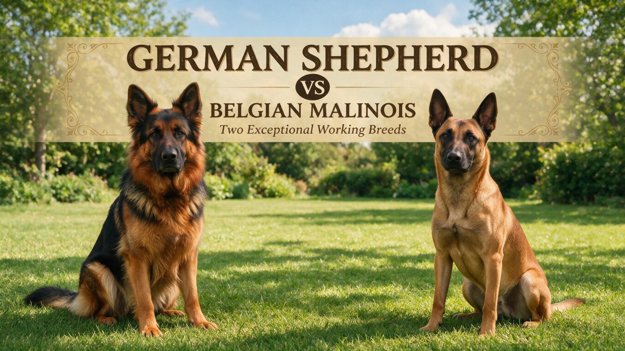 German Shepherd vs. Belgian Malinois - protectiondog.com
