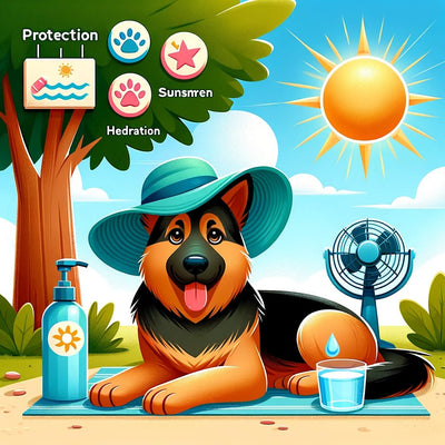 Protection Dogs and Hot Weather: Summer Care for German Shepherds